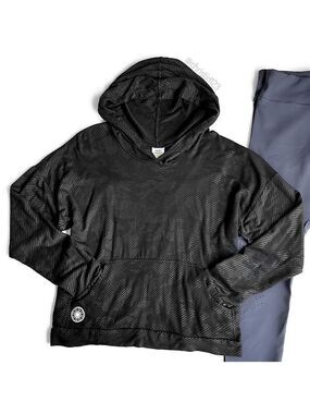 Terez For Soulcycle Camo Cross-Back Hoodie